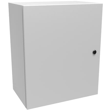 Hammond Slotted 1/4 Turn Latch Electrical Enclosures, 24 in H, 12 in D, 20 in W, NEMA 4, Steel EN4SD242012LG